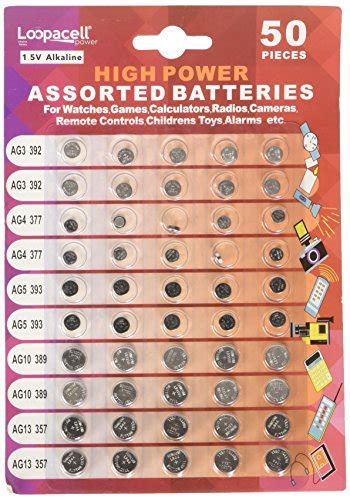 relic watch battery replacement chart